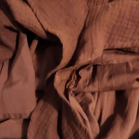 Princess Polly Lorna Gauze Romper Brown Size 2 - Picture 10 of 14